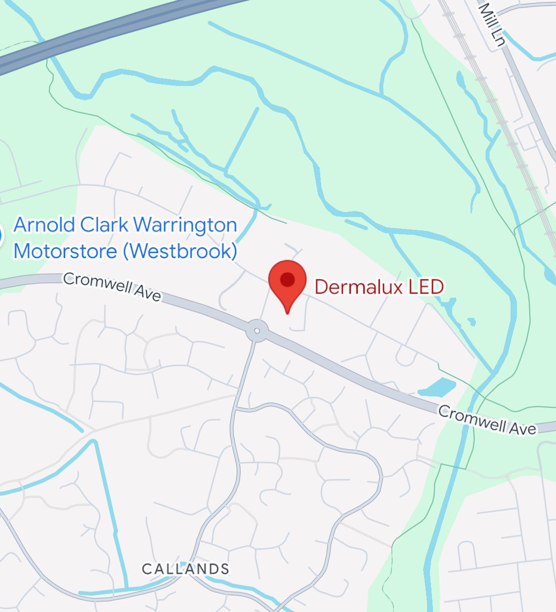 Peta lokasi dermalux Beauty Clinic di pusat kota dengan akses mudah dari berbagai transportasi